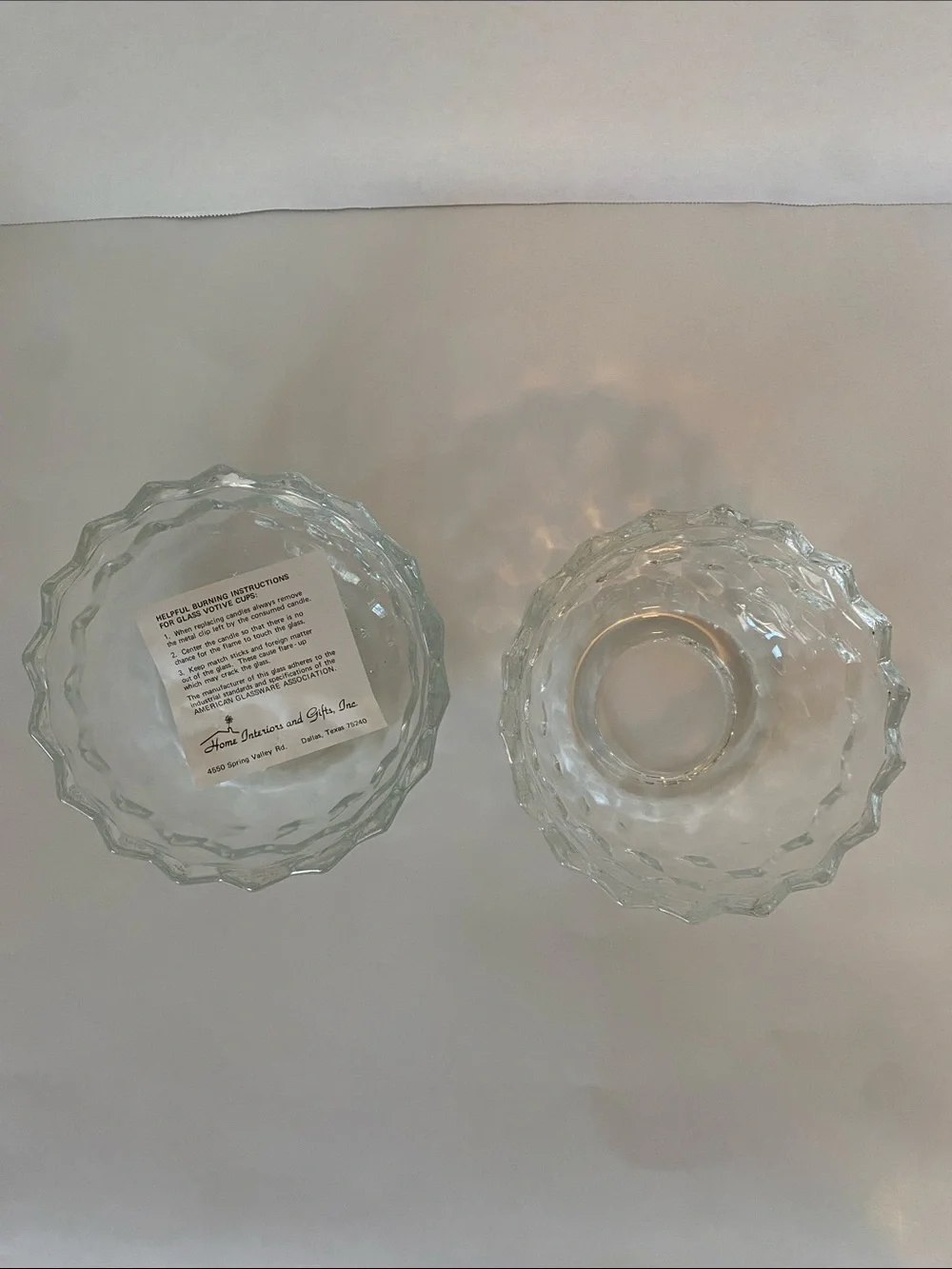 Home Interiors rounded glass