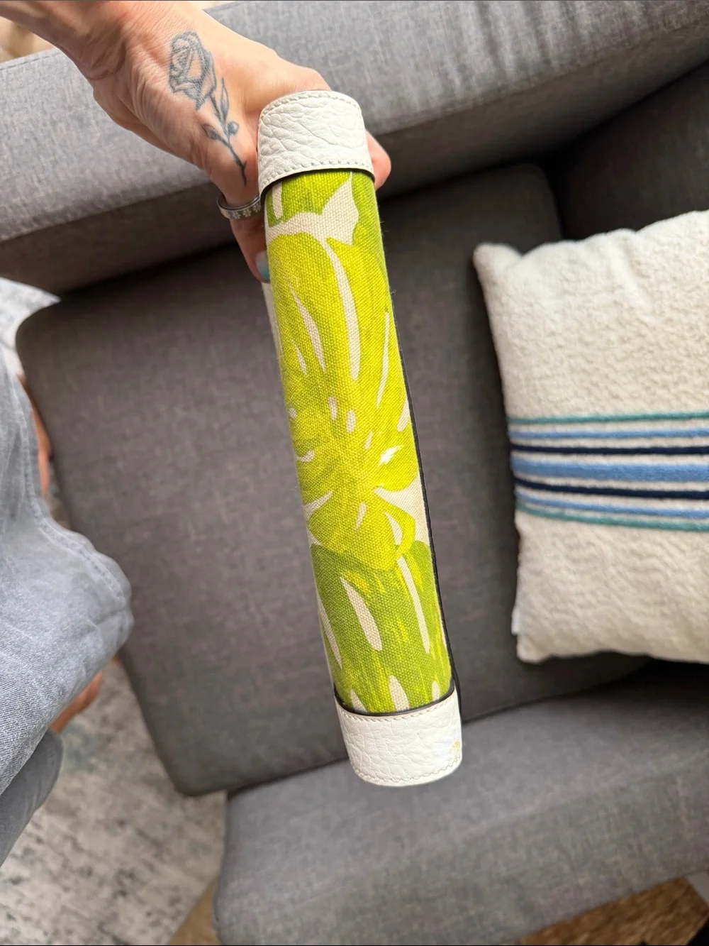 kate spade trim leaf palm