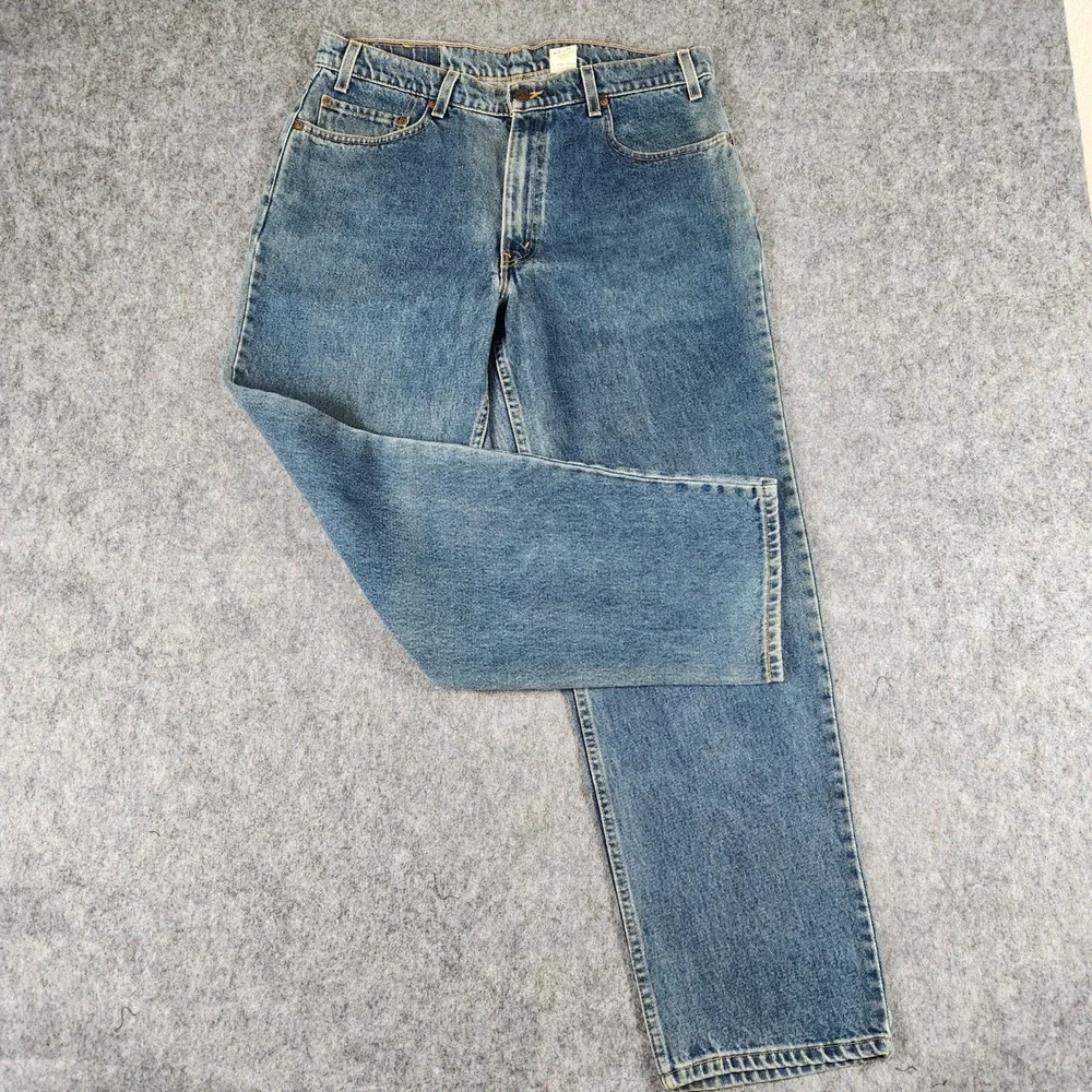 VTG 90s Levis 550 Relaxed Fit Jeans Men 36x30 Blue Denim Tapered Leg Y2K Classic