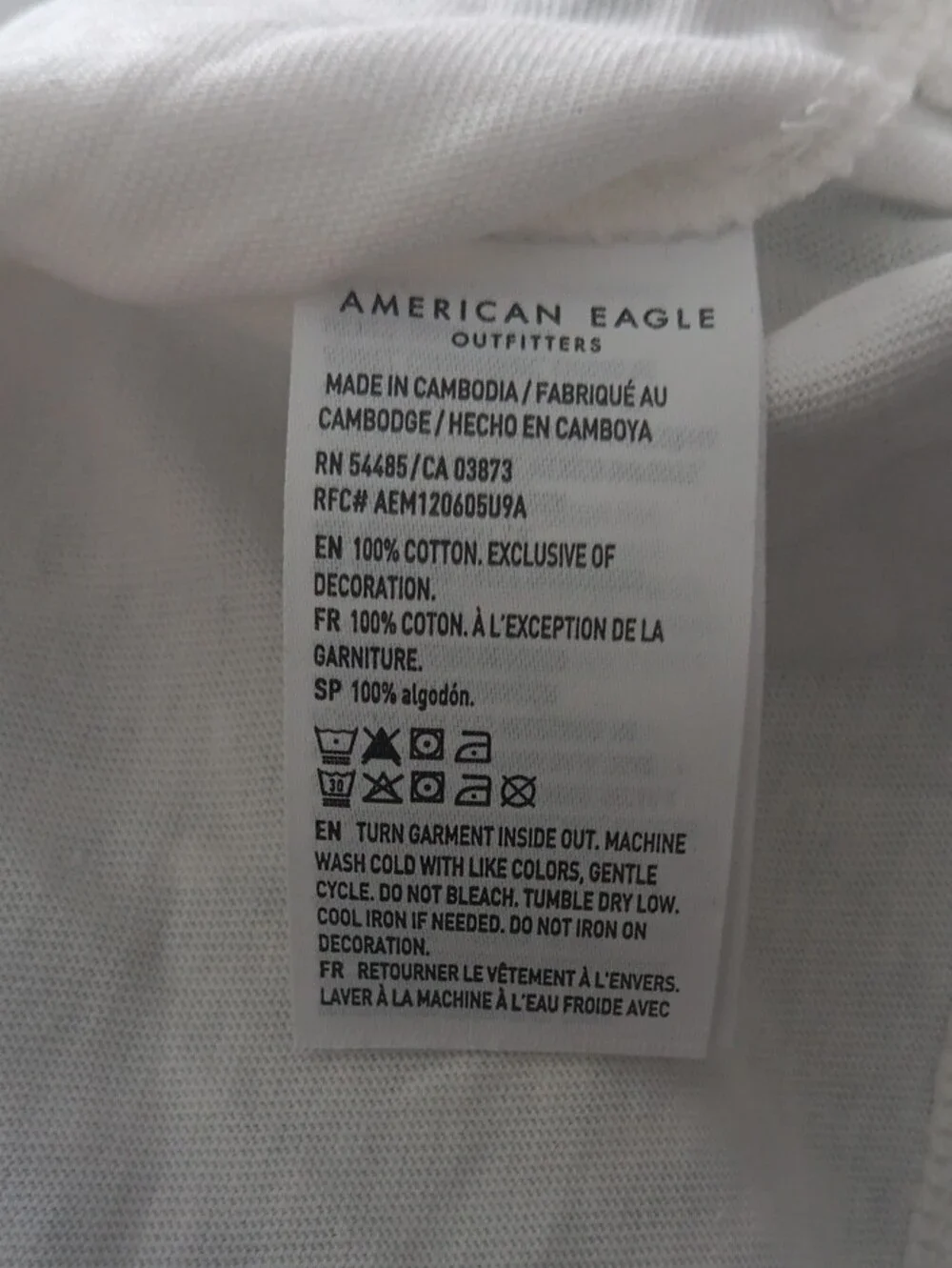 American Eagle Outfitters cropped white