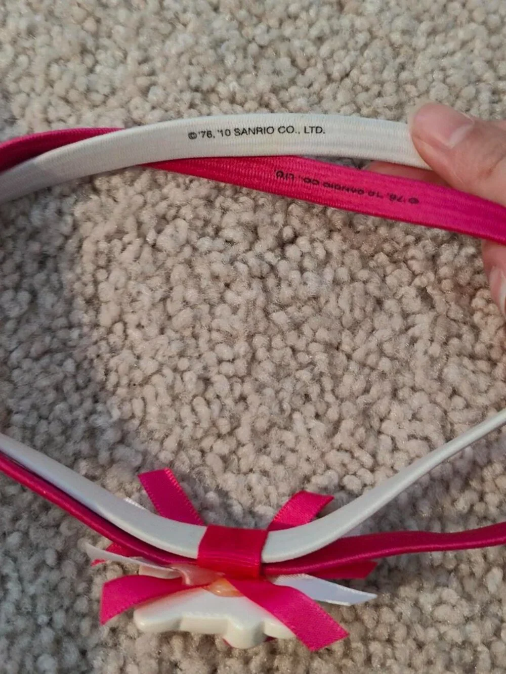 Hello Kitty headband and matching bracelet