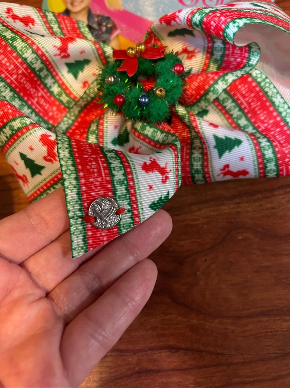 Nickelodeon Jojo Siwa Christmas Hair Bow Clip