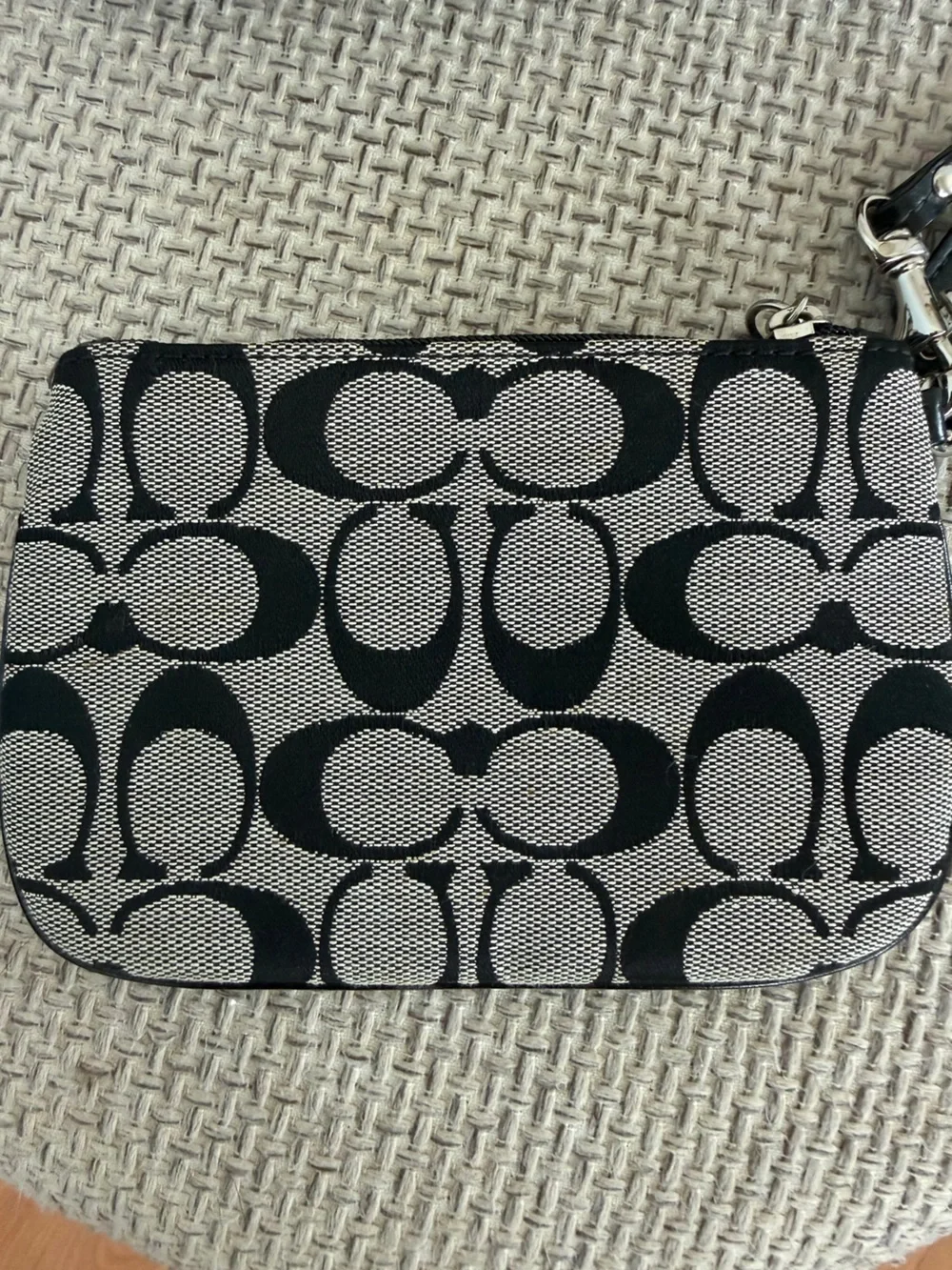 Coach wristlet pouch