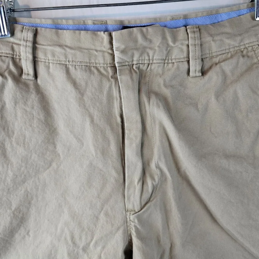 J Crew Shorts Mens 30 Beige Chino Khaki Rivington Casual Preppy Basic Minimal