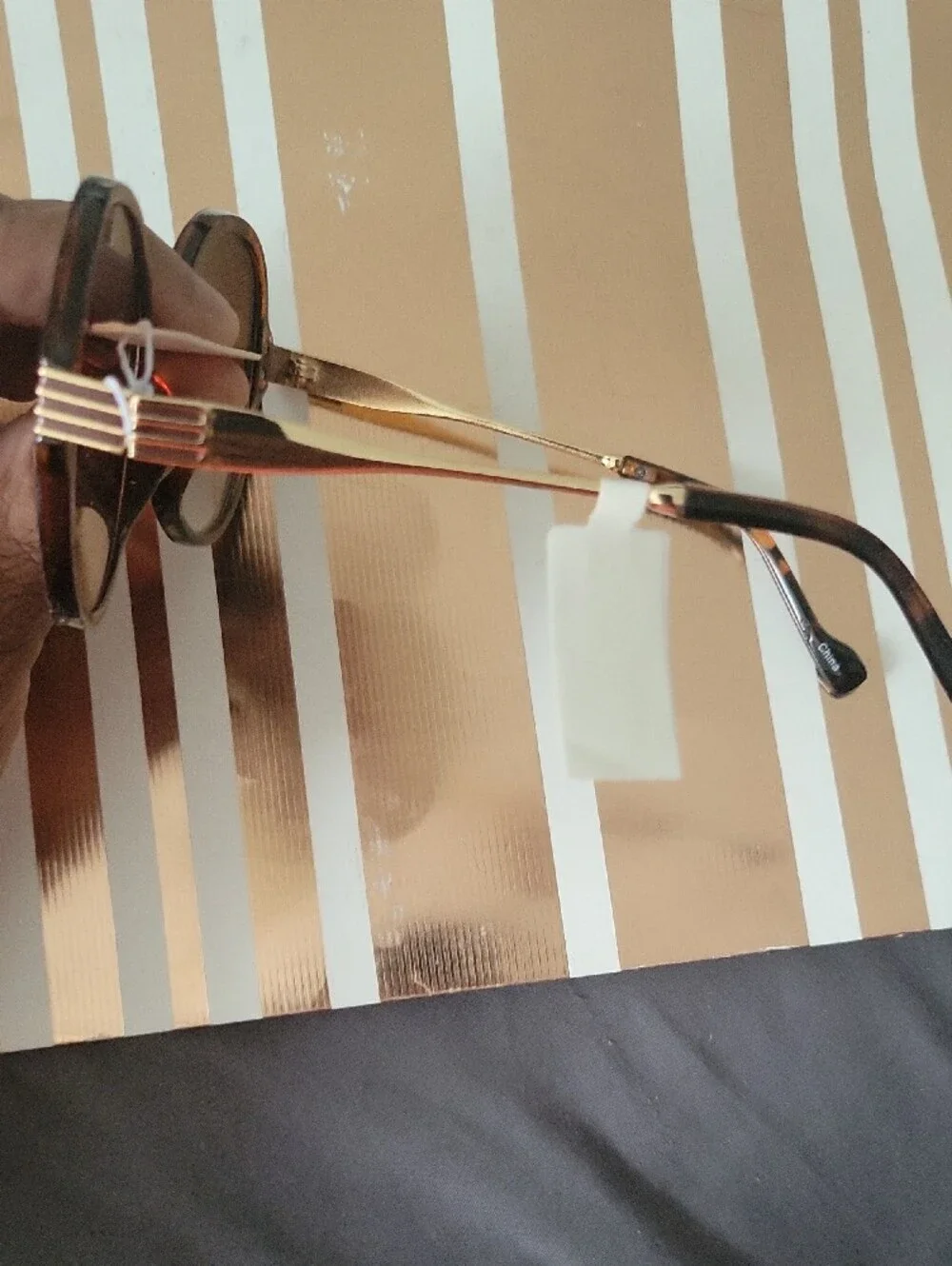 Lane Bryant Tortoise Round Sunglasses with Brown Lenses