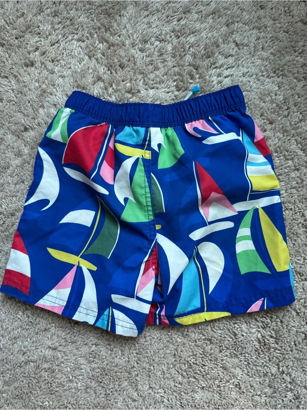 Mini Boden vibrant sailboat