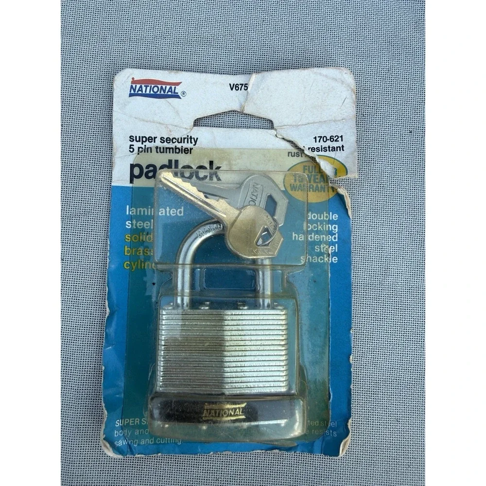 N/A national padlock