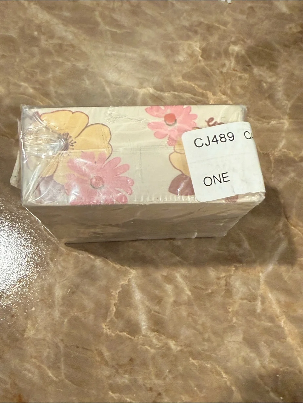 Coach Chalk Multi Notecube - White, Kraft, Pink