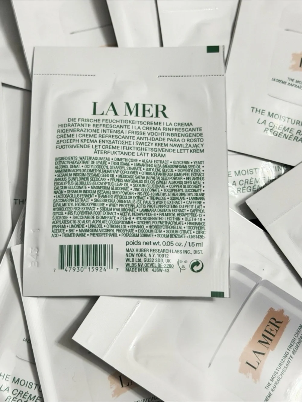 La Mer 10 packets