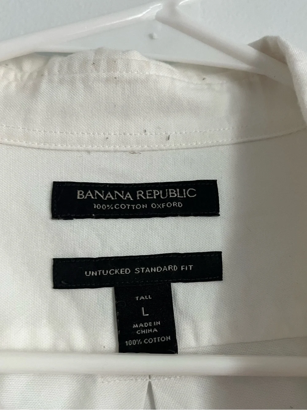 Banana Republic crisp white