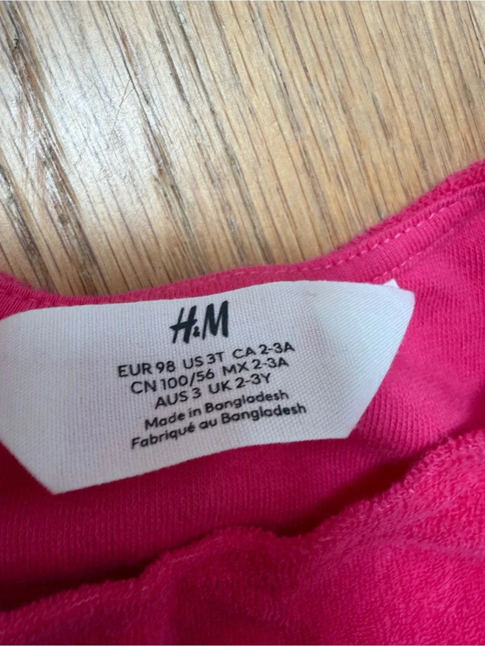 H&M terry cloth