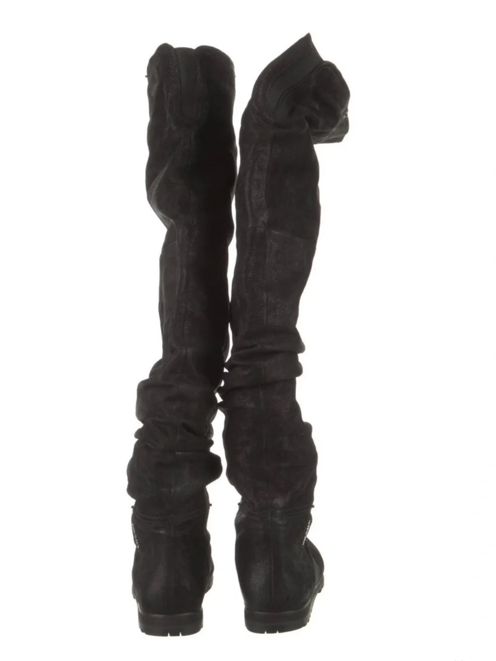 Prada black suede