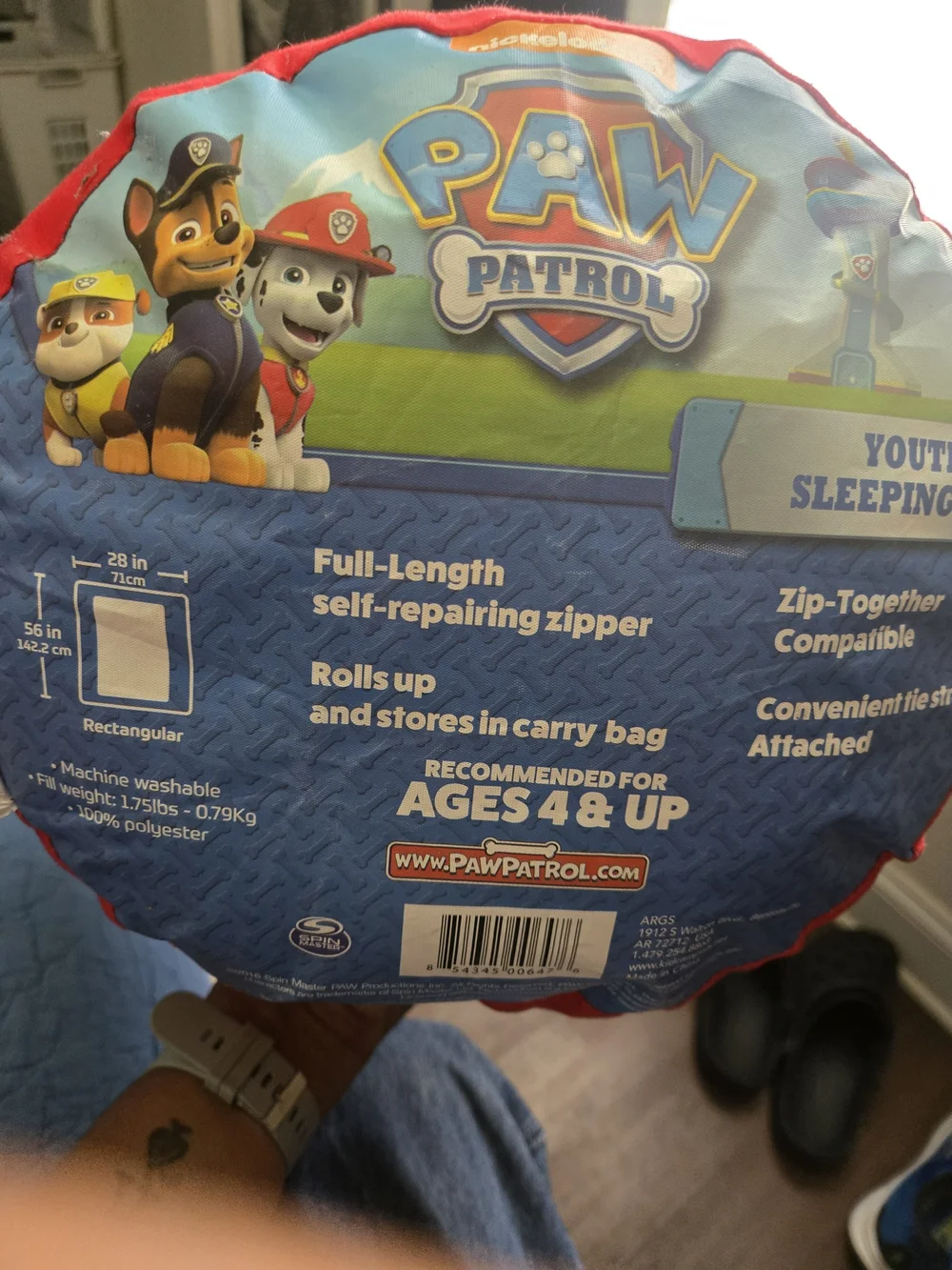 Paw Patrol bright red
