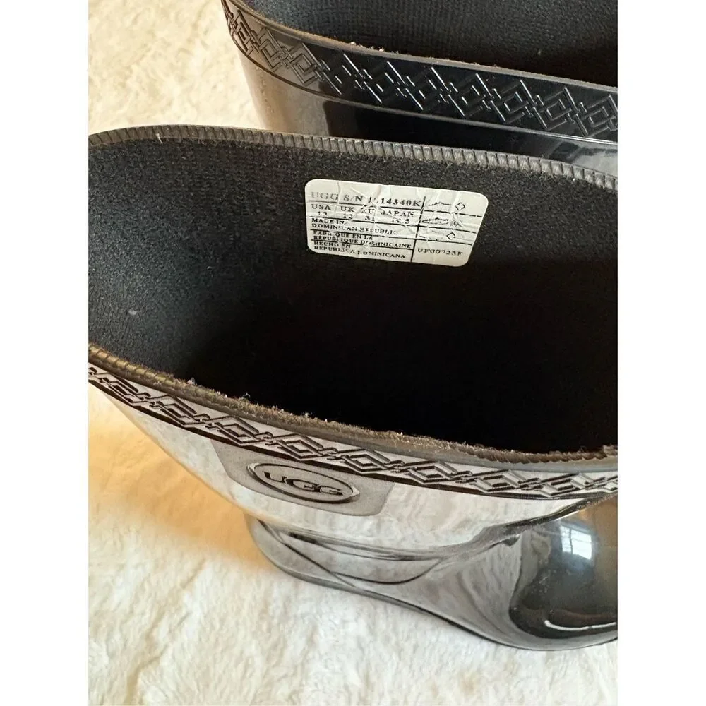 UGG black rain
