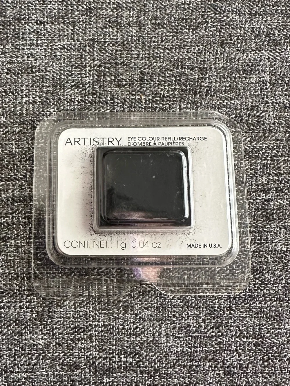 NEW Amway Artistry Eye Colour Refill Eyeshadow 1g 0.04oz Jet 5SSW Black NOS VTG