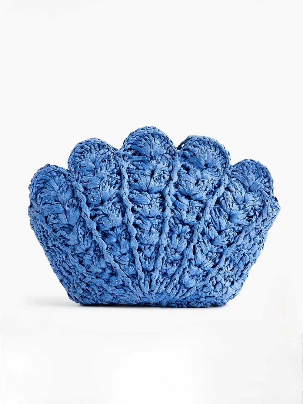 J. Crew Factory Woven Shell Clutch in Santorini. Brand new!