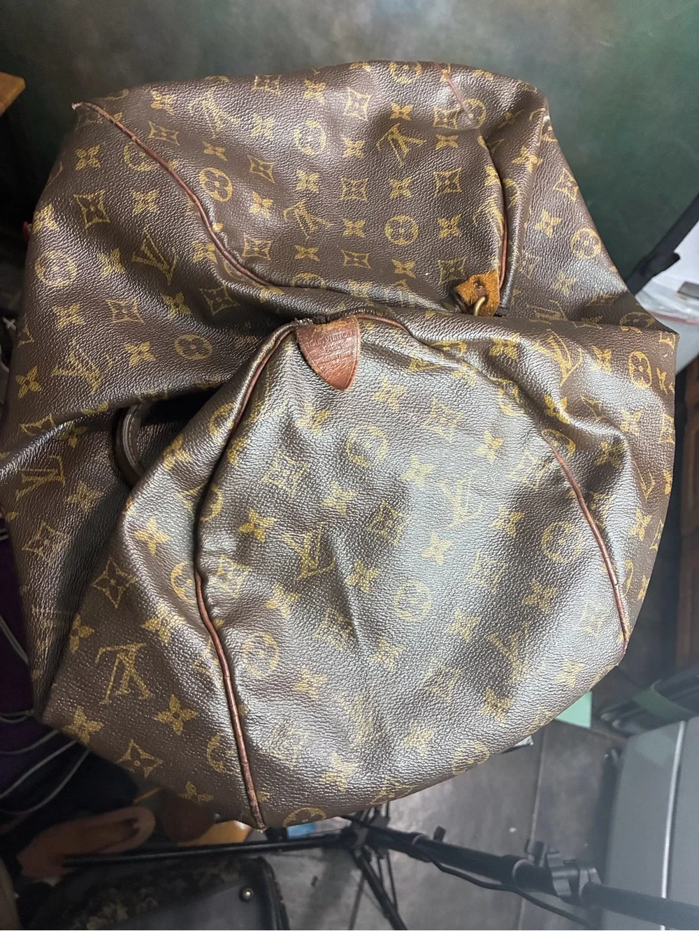 Louis Vuitton speedy 40 Brown/Gold Monogram Travel Duffel