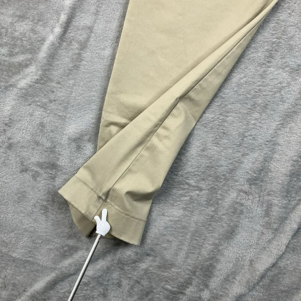 J Crew Chino Pants Mens 31x30 Khaki Stretch Slim TruTemp365 Lightweight CO402
