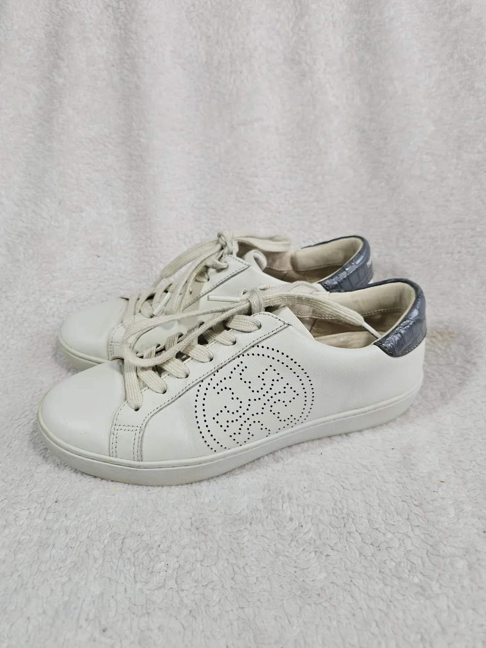 Tory Burch cream leather