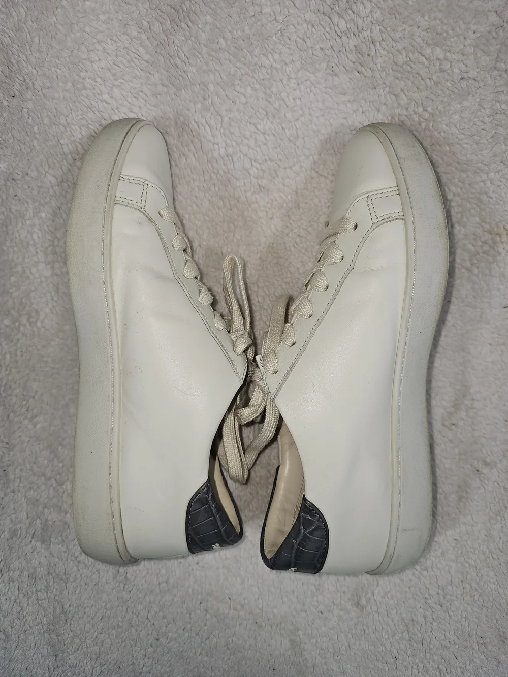 Tory Burch cream leather