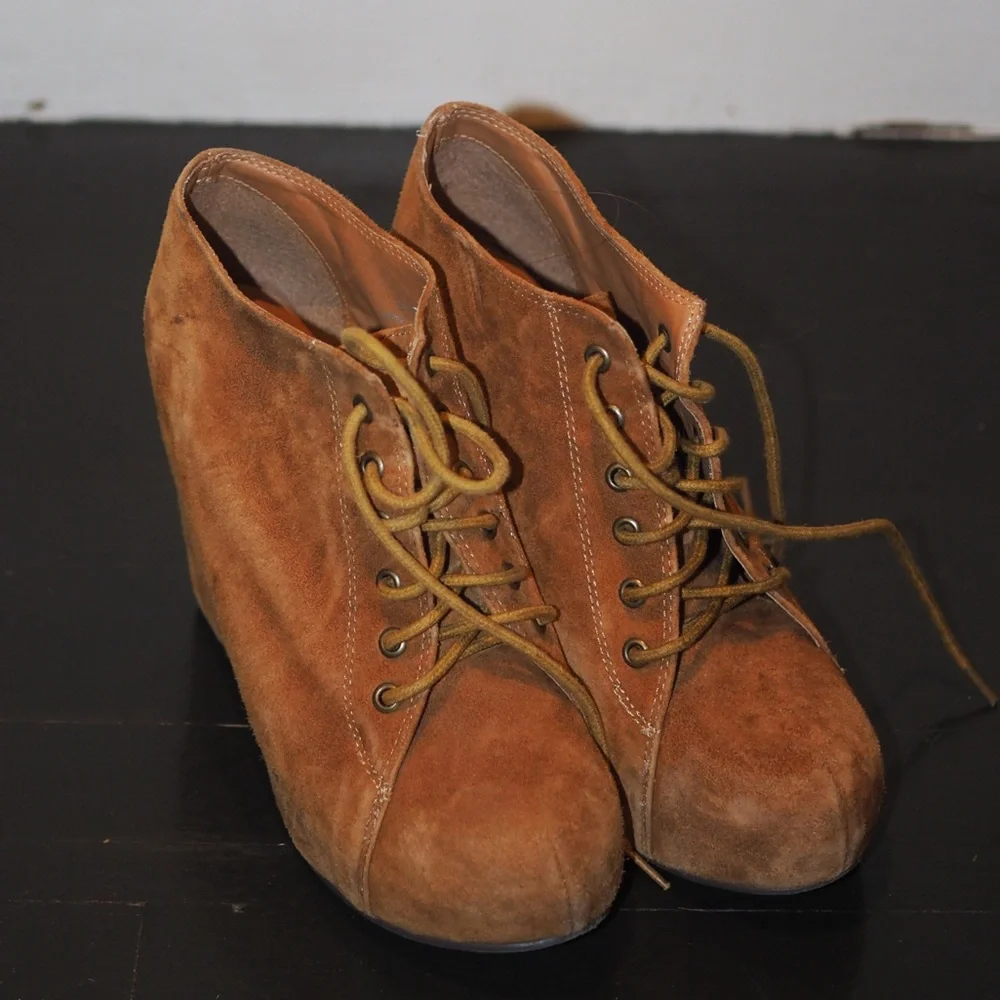 Jeffery Campbell Suede Wedges