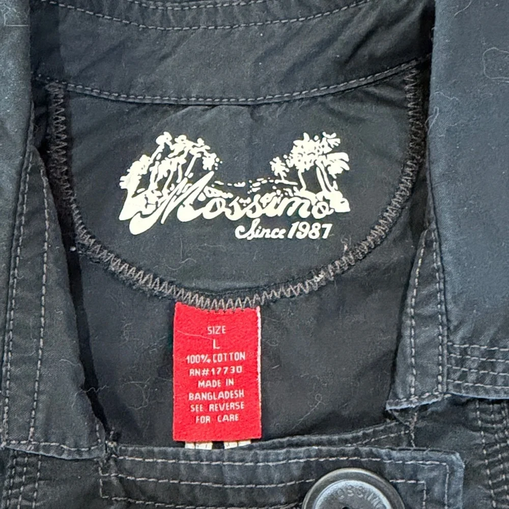 Mossimo Supply Co. Black Button-Up Vest