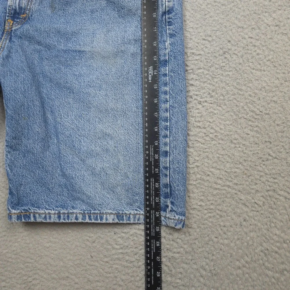 Levi's 569 Y2K Denim Shorts Mens W38 Loose Straight Blue Jean Jorts 2005