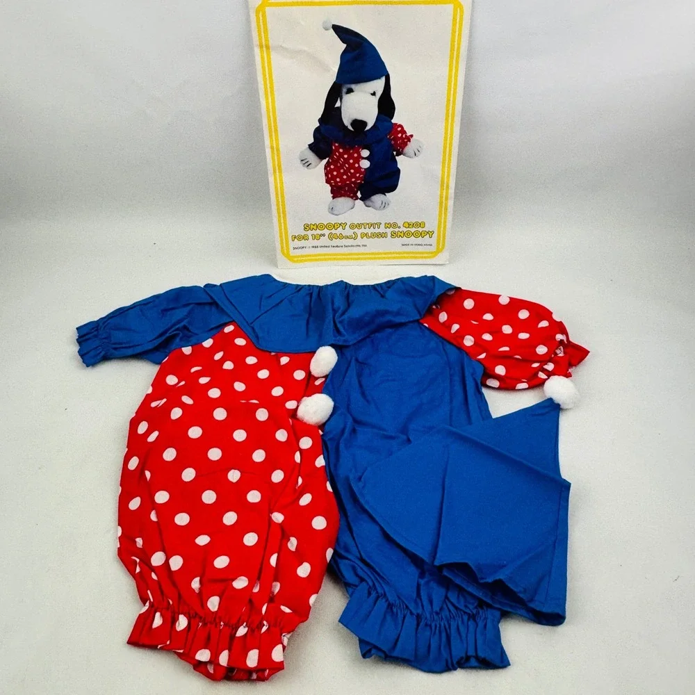 Vintage Snoopy‎ Clown Costume 18
