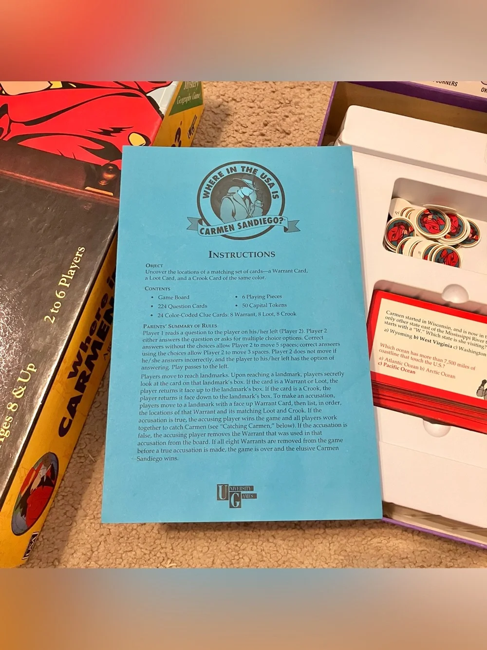 University Games vtg 1993