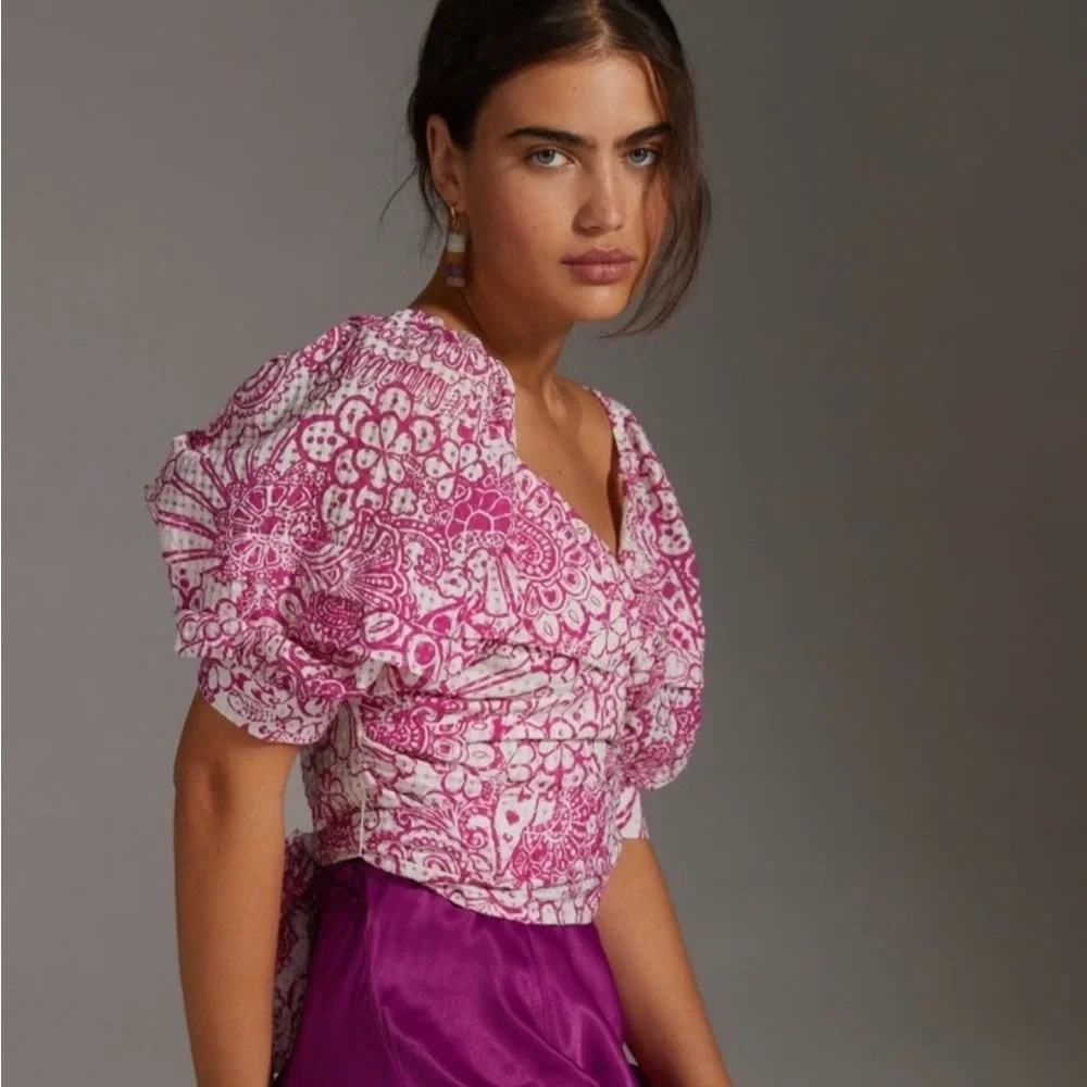Anthropologie stylish pink