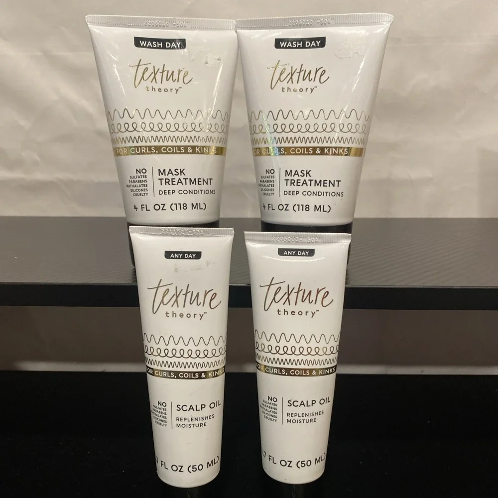 Texture‎ Theory Hair Product Set Of 4 Any Day & Wash Day