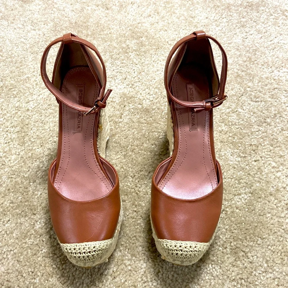 BCBGMaxAzria cognac leather