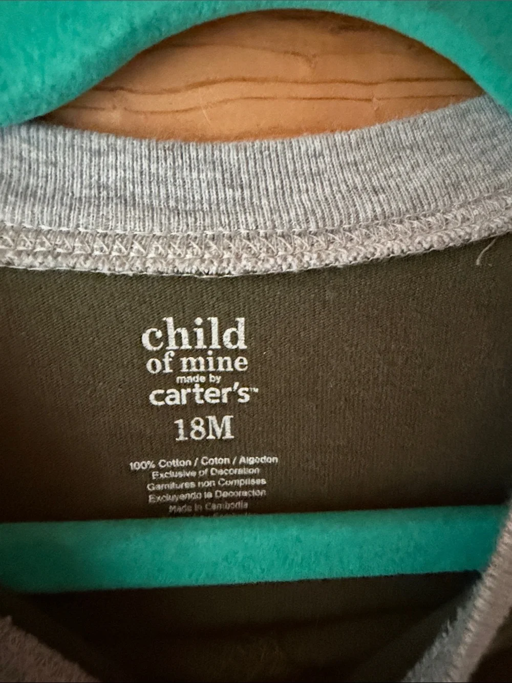 Carters olive green