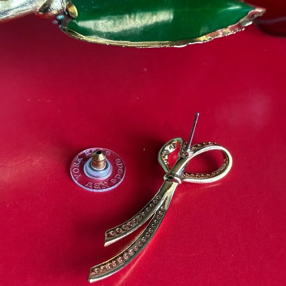 kate spade gold earrings