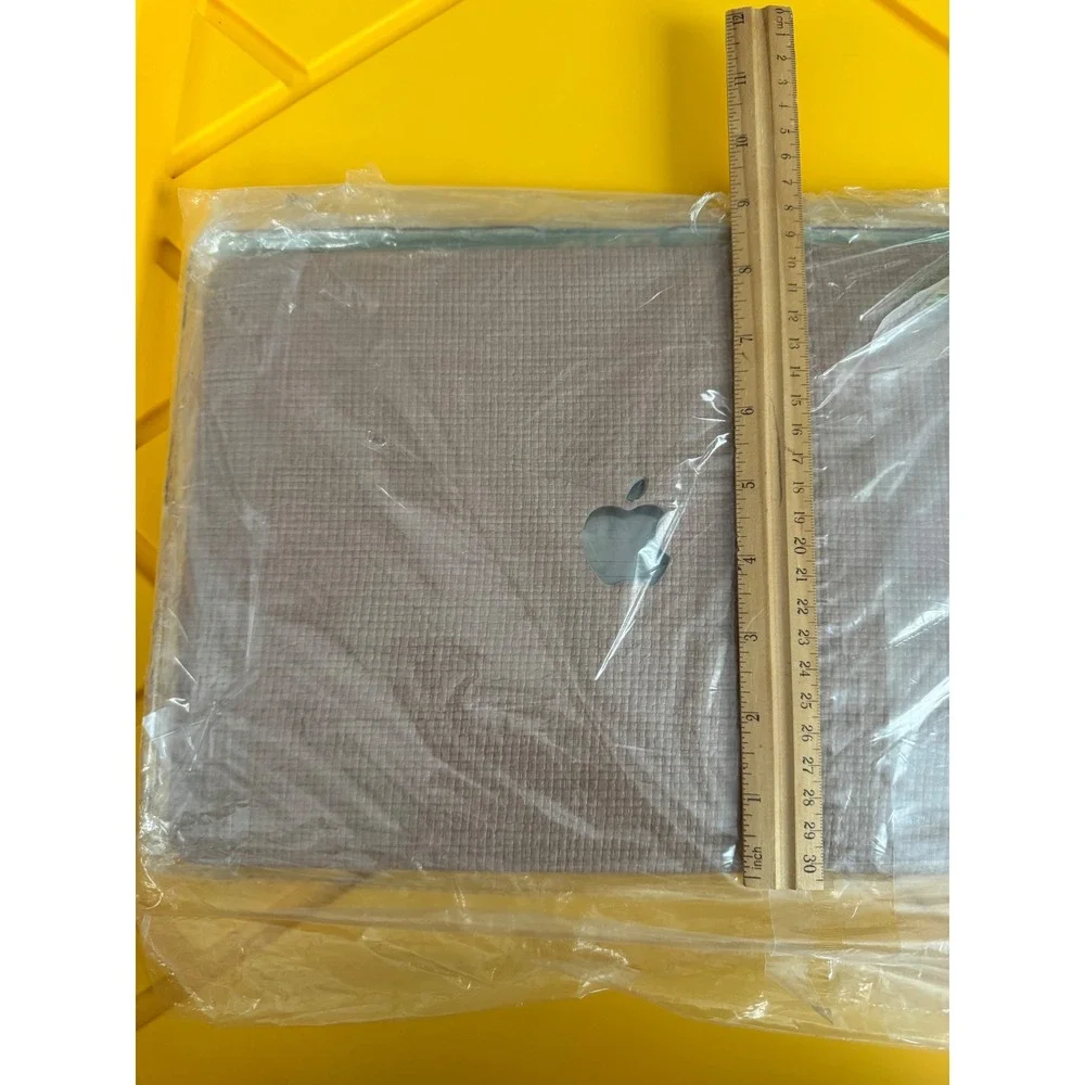 MacBook Hard Shell Case with Keyboard Cover Textured Taupe Tan 12in x 8.5in