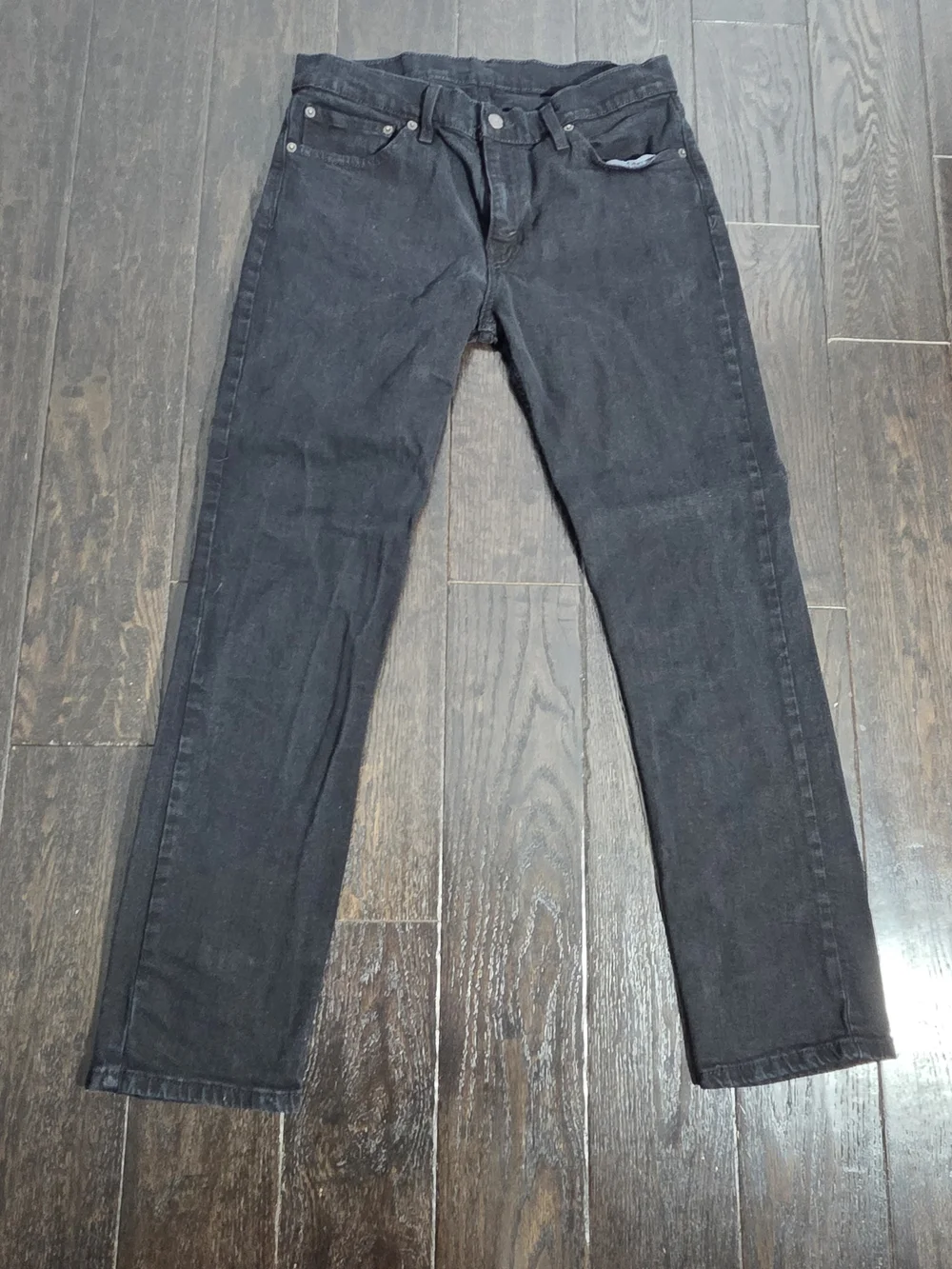 Levi’s 511 Jeans Mens 32x30 Black Denim Slim Fit Straight Leg Stretch 5-Pocket