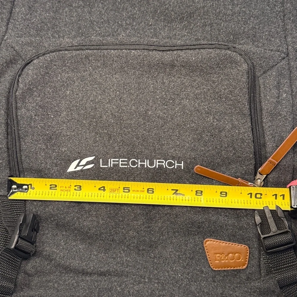 Life Church Craig GroeschelField & Co Campster Satchel Laptop Backpack NWOT