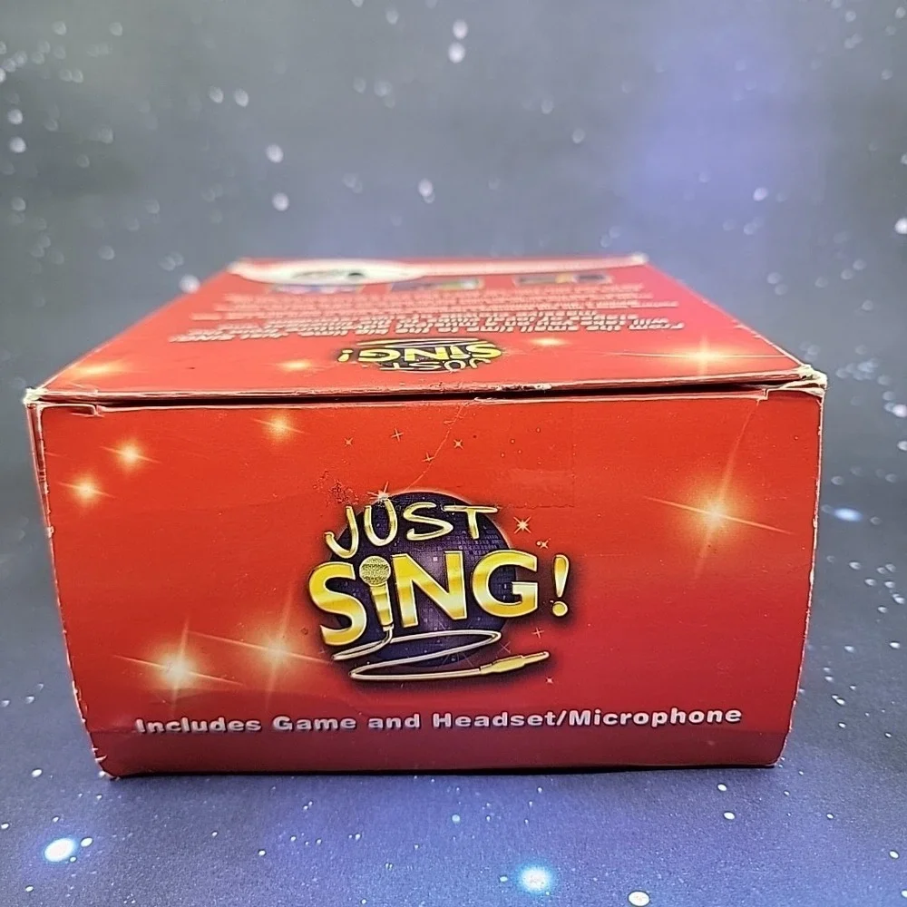 Just Sing! (Nintendo DS) Box Set W/Headset And Microphone Video Game