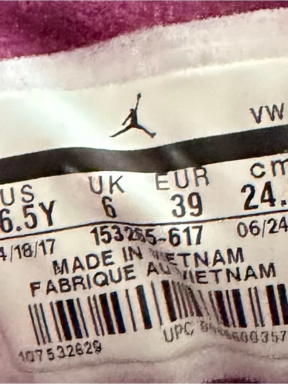 Jordan 12’s size