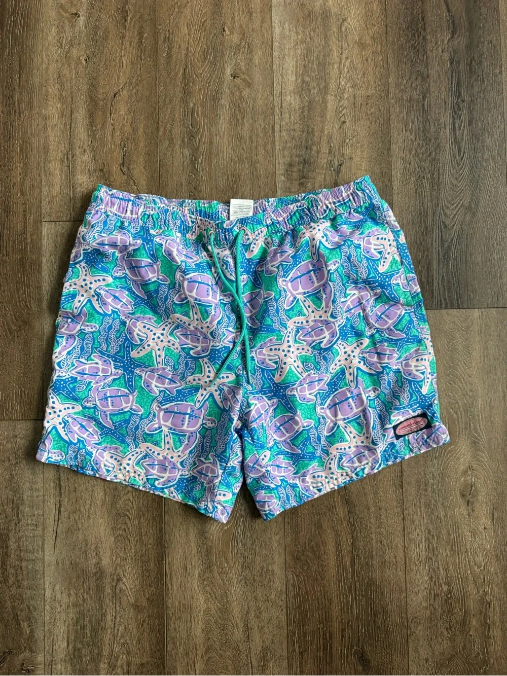 Vineyard Vines Men’s Swim Trunks — Teal, Purple, Pink