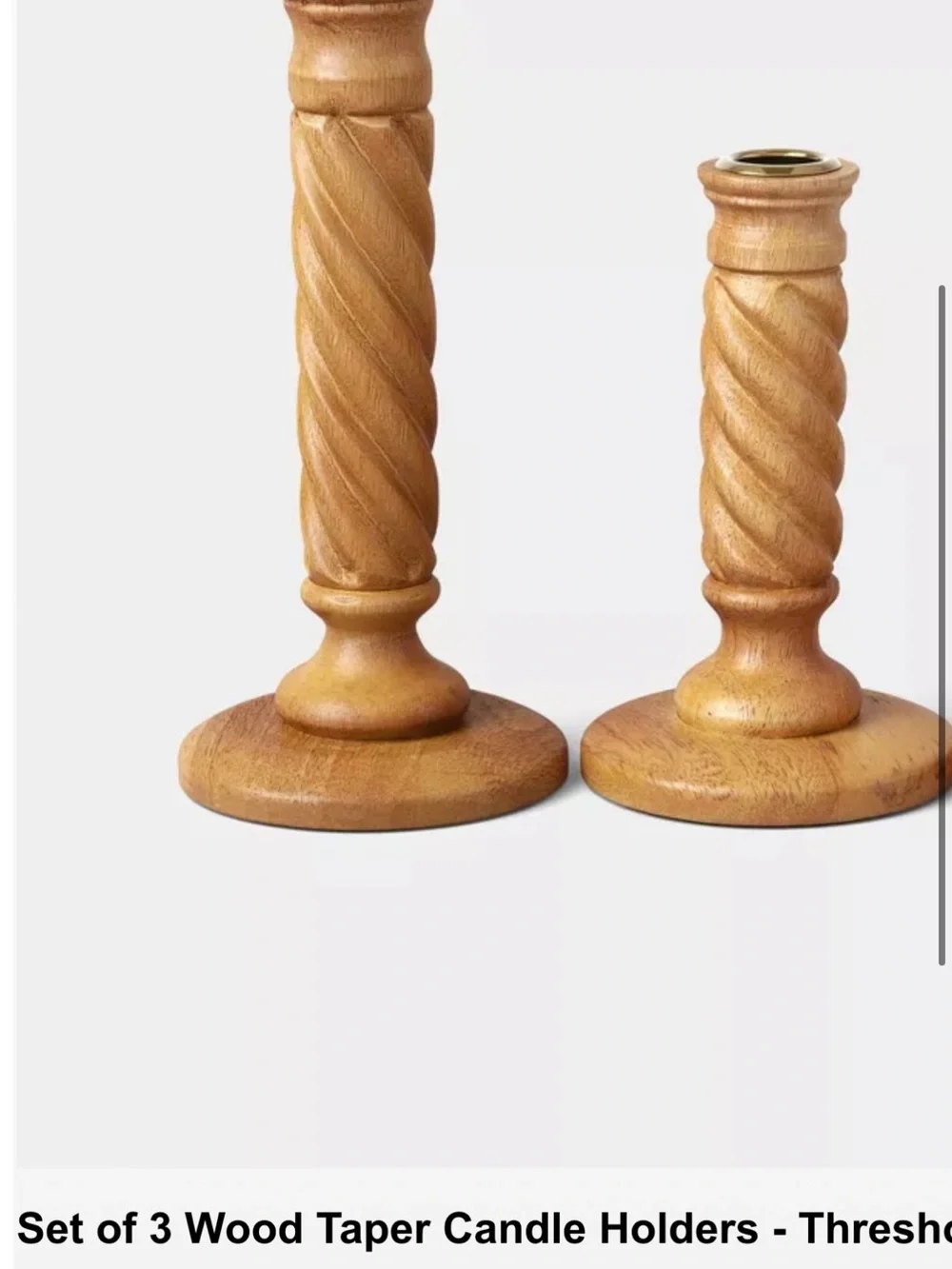 Threshold set wood