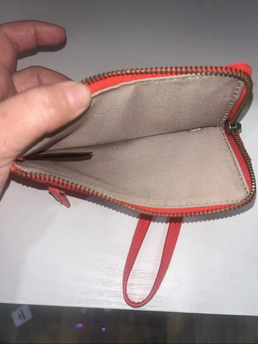 Fossil compact wristlet