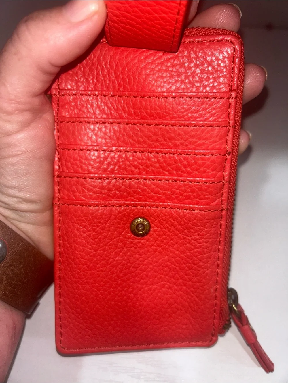 Fossil compact wristlet
