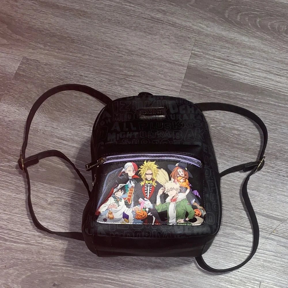Bioworld My Hero Academia Black Anime Backpack