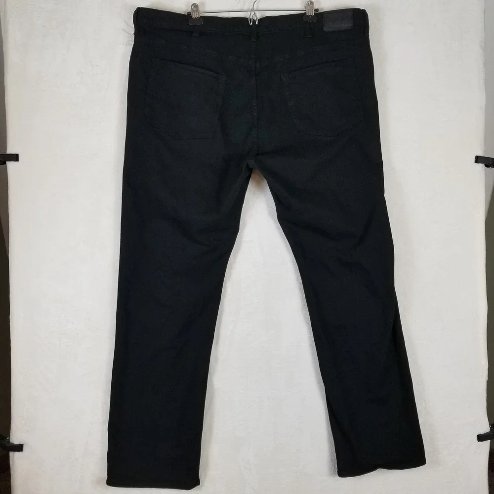 Polo Ralph Lauren Jeans Mens 46x34 Black Hampton Relaxed Straight Denim
