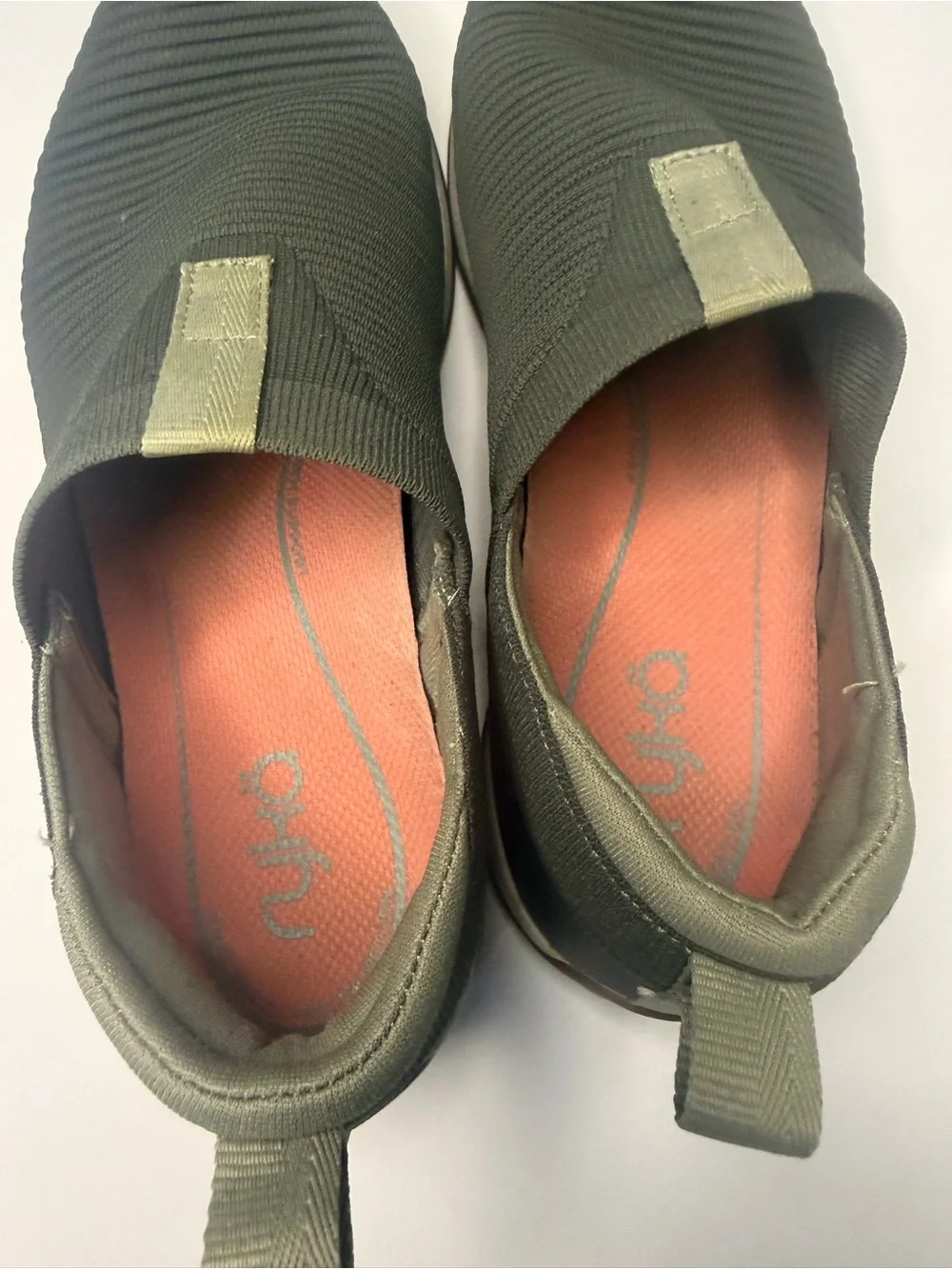 Ryka slip-On Knit woman Sneakers in Olive Green