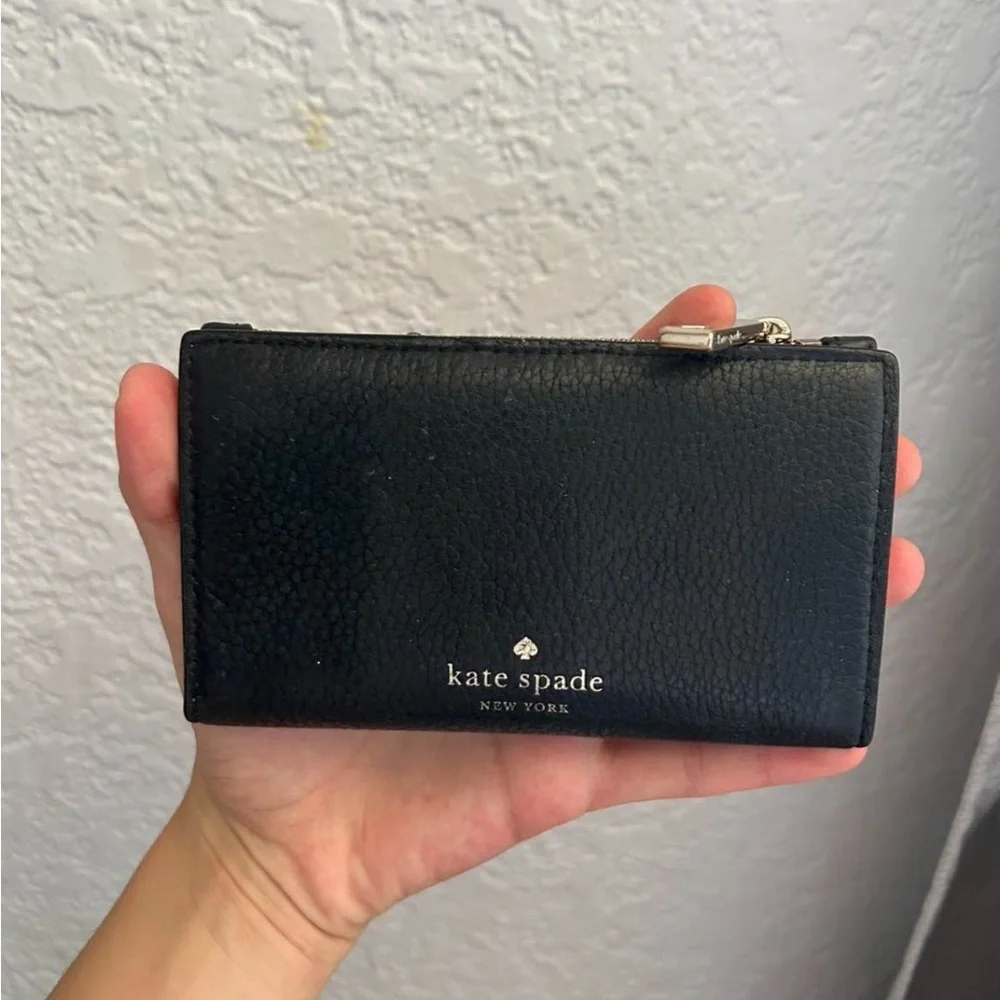 Kate Spade Black Leather Tote and Wallet