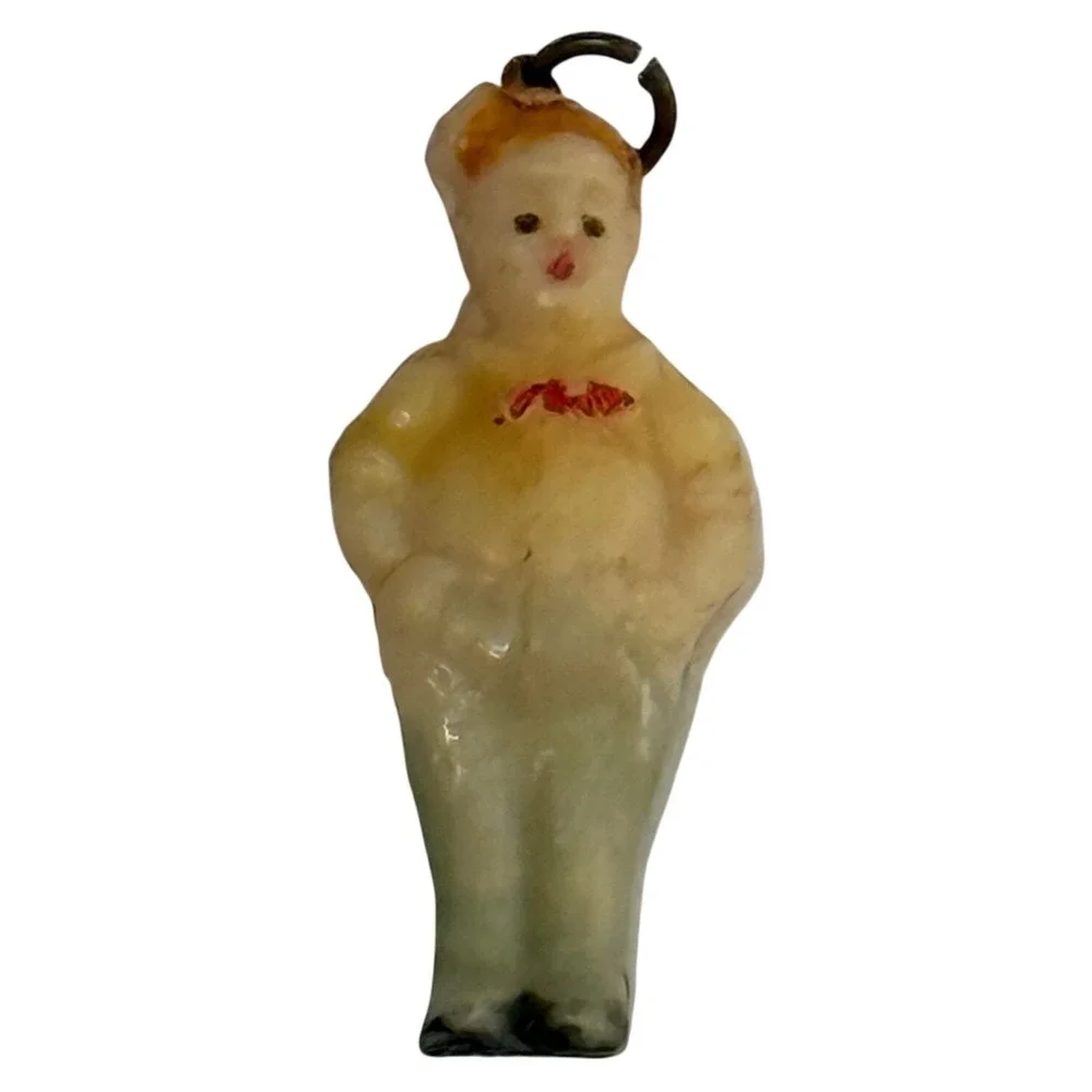 Unbranded Miniature Boy Charm Vintage Tiny Figurine OS Multi Celluloid