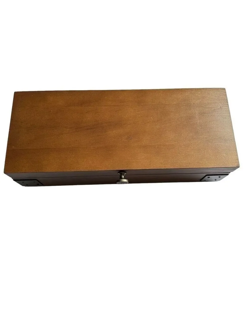 Woodbury 5-Piece Watch Case Solid Pinewood Construction with Antique Finish NIB