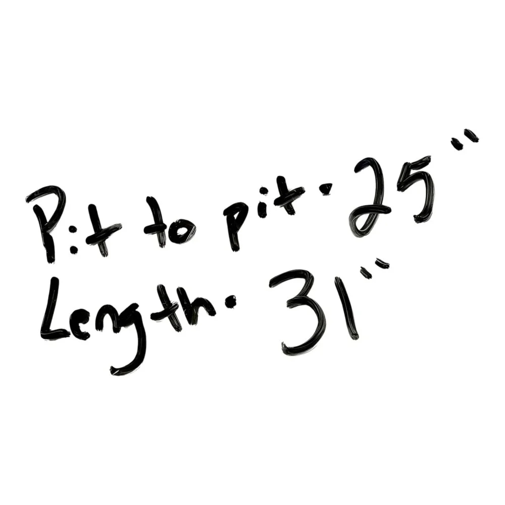 adidas measurements pit